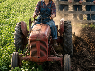 I Inherited 280 Acres at Seventeen, and Everyone Laughed When I Plowed Grandpa’s Best Clover Field Under—Then the Drought Revealed His Secret