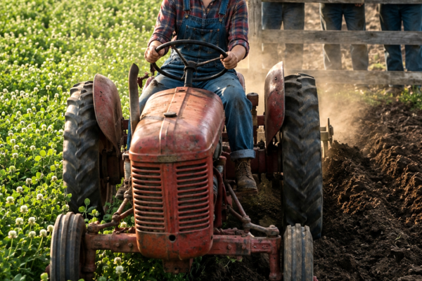 I Inherited 280 Acres at Seventeen, and Everyone Laughed When I Plowed Grandpa’s Best Clover Field Under—Then the Drought Revealed His Secret