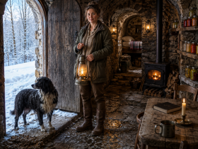 Her Husband Was Gone and the Firewood Was Running Out—Then She Found a Hidden Shelter Beneath the Hill Before the Worst Blizzard Hit