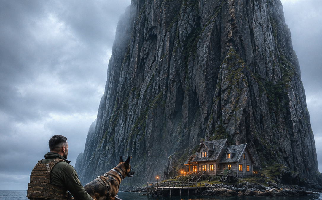 They Laughed When a Homeless Navy SEAL Inherited a Barren Island—Then His K9 Found a Steel Door Beneath the Cliffs