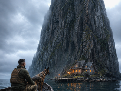 They Laughed When a Homeless Navy SEAL Inherited a Barren Island—Then His K9 Found a Steel Door Beneath the Cliffs