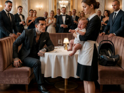 I TOOK THE SCREAMING BABY FROM CHICAGO’S MOST FEARED CRIME BOSS IN A SILENT RESTAURANT – THEN HE ASKED WHY HIS DEAD WIFE HAD SENT HIM TO FIND ME THAT NIGHT