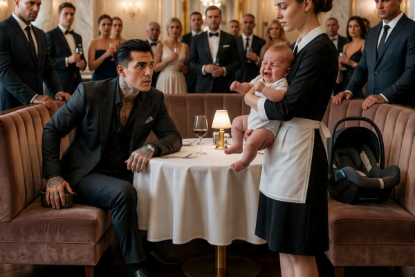 I TOOK THE SCREAMING BABY FROM CHICAGO’S MOST FEARED CRIME BOSS IN A SILENT RESTAURANT – THEN HE ASKED WHY HIS DEAD WIFE HAD SENT HIM TO FIND ME THAT NIGHT