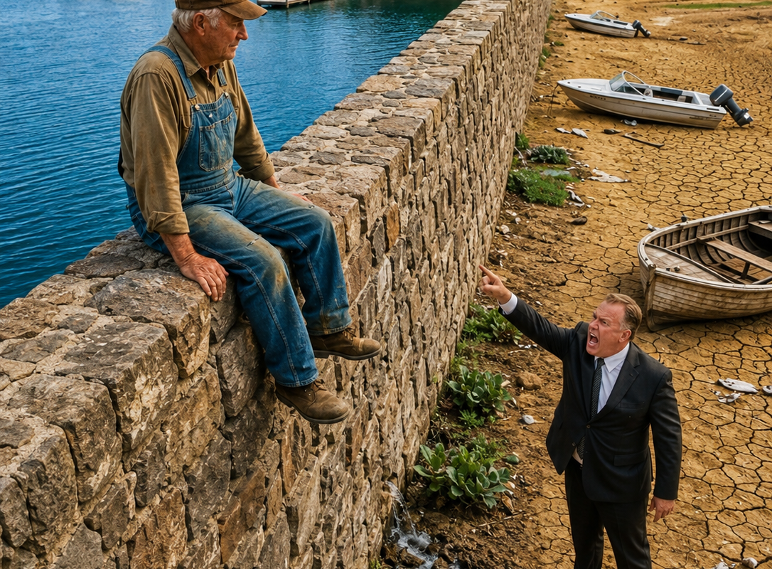 the bank built a $48 million marina around his family’s lake—then the old farmer opened the spillway they never realized he still owned