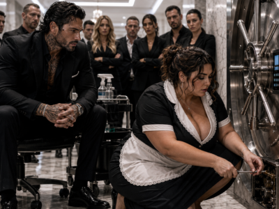 Twenty five experts laughed when the plus size maid touched the Mafia boss’s sealed vault, but fifty two seconds later the door opened and she noticed something inside nobody was supposed to recognize…