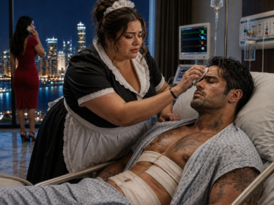 The mafia billionaire faked a coma to expose his fiancée, but his plus size maid suddenly blocked his IV, then looked at the vial and whispered a name she should never have known…