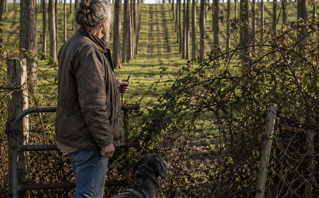 Her Brothers Took the Business, the House, and the Cash While Reva Inherited Seventy Acres Everyone Called Worthless — Then She Unlocked the Forgotten Gate and Found What Her Grandfather Had Been Quietly Growing There for Half a Century