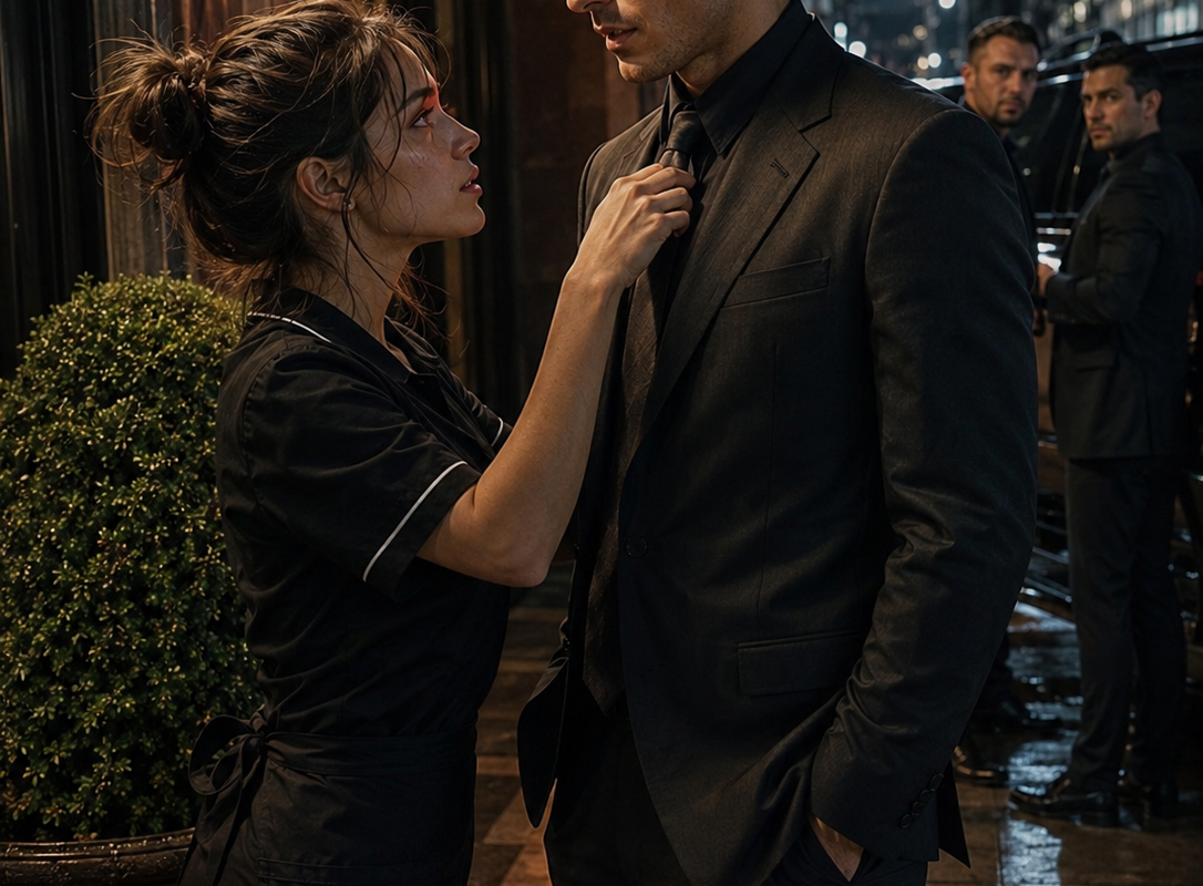 A Poor Waitress Adjusted Chicago’s Most Feared Mafia Boss’s Tie and Whispered “Don’t Get in the Car”—But After Her Warning Exposed Traitors Inside His Own Crew, Marco Learned the Girl He Tried to Lock Away Was the Only Person Who Could See the Betrayal Clearly