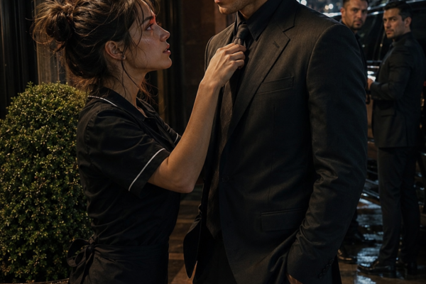 A Poor Waitress Adjusted Chicago’s Most Feared Mafia Boss’s Tie and Whispered “Don’t Get in the Car”—But After Her Warning Exposed Traitors Inside His Own Crew, Marco Learned the Girl He Tried to Lock Away Was the Only Person Who Could See the Betrayal Clearly