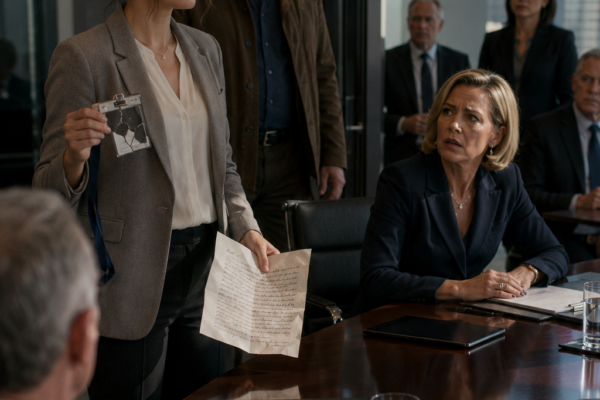 The CEO Tore an Intern’s Badge Off and Fired Her for Questioning a $9.6 Million Payment—Then the Chairman Walked Into the Boardroom, Learned the Girl Was His Daughter, and Refused to Use His Power the Way Everyone Expected