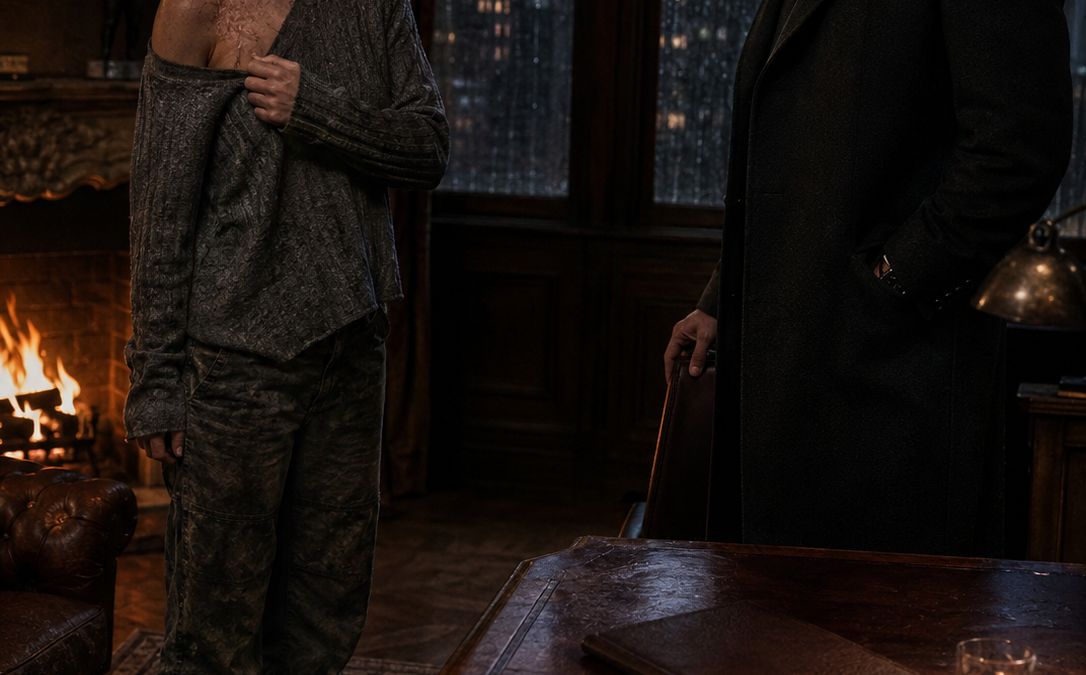 Her Father Offered Her to a Mafia Boss to Erase a $600,000 Debt—But When Leo Saw the Burn Scar Her Own Family Had Left on Her Body, He Closed the Ledger, Changed the Hunt, and Gave the Terrified Woman One Choice Nobody in Her Life Had Ever Offered