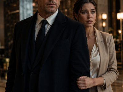 THE MAFIA BOSS CAME HOME WITH A GUN—AND FOUND HIS WIFE FIGHTING CANCER IN SECRET  Atticus Graham came home five days early with a loaded gun and a head full of suspicion.  He expected betrayal in his bedroom, another man in his bed, a whispered plan to leave him before his enemies could use her against him.  Instead, he found his wife sitting beside a chemotherapy drip—and realized the only enemy he could not threaten had been killing her for seven months.  PART 1 — THE BATHROOM THAT BROKE THE KING Rain dragged orange streetlight across the windshield of Atticus Graham’s Lincoln Navigator as he sat in his own driveway at two in the morning.  He was five days early from Chicago. The negotiation over shipping routes had ended in a parking garage, not a conference room, and the smell of exhaust, wet concrete, and violence still clung to his wool suit. At thirty-eight, Atticus ruled a syndicate that moved money, men, and fear through half the Midwest.  Yet tonight, in front of the house his wife had decorated to look like legitimate wealth, he felt old.  Cordelia was not supposed to know he was home.  That was why his hand went to the gun at his waistband before he reached the front door. Paranoia had kept him alive too long to be called paranoia. He expected whispered phone calls, a packed bag, a lover’s shoes beneath his bed, any ordinary betrayal a man could understand.  The deadbolt clicked open.  Inside, the house was dark and too still. The living room smelled faintly of leather, lemon oil, and the expensive jasmine perfume Cordelia wore to dinners with judges, donors, and men who pretended not to know what Atticus was.  Then he smelled bleach.  Not cleaning bleach.  Clinic bleach.  Sharp. Sterile. Wrong.  His fingers tightened around the gun.  He cleared the living room, then the kitchen, then the hallway leading to the master suite. The bedroom door stood slightly open. A thin yellow light spilled from the bathroom and drew a long shadow over the carpet.  Atticus pushed the door open with his foot.  “Atticus?”  The gun froze in his hand.  Cordelia sat on the edge of the marble bathtub in an oversized gray sweatshirt and loose sweatpants. Her blonde hair, always immaculate, was tied in a limp knot. Her skin looked thin and pale, almost translucent under the bathroom light.  But it was not her face that stopped him.  It was the IV pole beside the sink.  A clear bag hung from it, dripping amber fluid through a tube that disappeared beneath the collar of Cordelia’s sweatshirt, into a port implanted under her skin. On the counter, among her glass jars of moisturizer and gold-capped lipstick, lay alcohol swabs, medical tape, pill bottles, syringes, and a yellow biohazard container.  Atticus lowered the gun.  “What is this?”  His voice sounded unfamiliar.  Cordelia closed her eyes like a woman whose last defense had finally failed.  “You weren’t supposed to be home until Tuesday.”  “What is this, Cordelia?”  She opened her eyes. They were ringed with purple exhaustion.  “It’s chemotherapy,” she said quietly. “I have cancer.”  The words did not make sense.   Atticus knew debts, enemies, territories, pressure points. If a man stole from him, he found the hand that reached. If someone threatened him, he found the mouth that gave the order. Every problem in his world had a name, a price, a weakness.  Cancer had none.  “How long?” he asked.  “Seven months.”  The betrayal hit him before the grief could.  “Seven months?”  Cordelia clasped her trembling hands in her lap.  “I didn’t want to be your broken thing, Atticus.”  He stared at her.  “Your what?”  “You would have brought specialists, threatened doctors, bought hospitals, interrogated nurses, torn the world open trying to control something that cannot be controlled.” Her voice shook, but her gaze did not. “I wanted to be your wife for as long as I could. Not your war.”  A heavy sound echoed through the house.  The front door.  Atticus snapped the gun up again.  “Atticus, no,” Cordelia gasped. “It’s Dr. Cole. He has a key. He comes to check the IV.”  Footsteps approached.  A man in a rumpled jacket appeared in the doorway holding a black medical bag. He stopped when he saw the gun pointed at his chest.  Cordelia’s voice broke.  “He’s keeping me alive. Put the gun down.”  For five endless seconds, Atticus did not move.  Then he lowered the weapon.  The doctor swallowed hard and said, “Mr. Graham, your wife needs help now. You can threaten me later.”  And for the first time in Atticus Graham’s life, a civilian gave him an order he could not afford to refuse.  PART 2 — THE WAR HE COULD NOT WIN WITH BLOOD The Doctor With No Fear Left Dr. Henry Cole was not a brave-looking man.  He had thinning hair, tired eyes, and a shirt buttoned wrong beneath a tweed jacket that had seen better decades. His hands shook when Atticus lowered the gun, but when he crossed the bathroom to Cordelia, the shaking stopped.  That detail mattered.  Atticus noticed details for a living.  Henry checked the IV line first. Then Cordelia’s pulse. Then her eyes. He spoke to her gently, not like she was fragile glass, but like she remained the authority over her own body.  “How’s the nausea?” Henry asked.  “Worse.”  “Pain?”  “Not bad.”  “Liar,” Henry said.  Cordelia gave him the smallest smile.  Atticus felt something ugly twist in his stomach.  The doctor knew that smile. Knew the lie. Knew the tremor in her fingers and the color of her pain. He had knowledge Atticus should have had, knowledge his wife had chosen to hide from him because his love had looked too much like control.  “What kind?” Atticus asked.  Henry glanced at Cordelia.  “Tell him,” she whispered.  “Acute myeloid leukemia,” Henry said. “Aggressive. Advanced by the time she came to me. We’ve been trying to force it into remission with intensive chemotherapy, but her blood counts have been dangerous. Her immune system is almost nonexistent.”  Atticus tried to build a plan around the words.  Hospital wing. Geneva. Tokyo. Private trial. Experimental protocol. Bribes. Threats. Anything.  “Money isn’t an issue,” he said. “Name what she needs.”  Henry’s expression hardened.  “You can’t buy a new biology.”  The sentence cut through the bathroom cleaner, the rain, the adrenaline still left from Chicago.  Atticus stepped closer.  “Say that again carefully.”  “I said,” Henry replied, voice low but steady, “that we are already using an aggressive protocol. If we push harder, the treatment may kill her before the disease does. We finish this cycle, do a marrow biopsy, and wait.”  “I don’t wait.”  “Then learn.”  Cordelia closed her eyes.  Atticus could have ruined Henry Cole.  In any other room, on any other night, he might have. But Henry lifted a blood pressure cuff, wrapped it around Cordelia’s thin arm, and watched the numbers with the exhausted focus of a man trying to hold a line against a storm.  Atticus stood uselessly beside the sink.  Uselessness was new.  He hated it more than fear.  Henry gave Cordelia medication through the port. He changed the drip. He left written instructions on the counter in block letters, as if he understood immediately that Atticus would read a command better than comfort.  Temperature over 100.4: call immediately.  No ER unless instructed.  Hydration schedule.  Antiemetic schedule.  Port flush protocol.  Infection precautions.  Cordelia rested one hand against the bathtub edge, breathing through another wave of nausea. Atticus watched her knuckles whiten and realized, with a sick lurch, that she had done this without him for seven months.  Seven months of vomiting in secret.  Seven months of scarves, excuses, hidden appointments, cash payments, and fear.  Seven months while he fought over routes, warehouses, bribes, and old grudges.  Henry packed his medical bag.  “I’ll come back tomorrow evening.”  Atticus looked at him.  “You come whenever she needs.”  “I already do.”  The answer was quiet.  It still landed like a challenge.  When the front door closed behind the doctor, the house returned to silence, but it no longer felt empty. It felt accused.  Atticus placed the gun in the vanity drawer, underneath clean towels and a box of cotton pads. Then he removed his soaked jacket, loosened his tie, and sat on the bathroom floor at Cordelia’s feet.  He did not know where else to put himself.  Cordelia looked down at him, eyes shining.  “The floor is cold.”  “I’ve slept in worse places.”  “Not in this house.”  “No,” he said. “Not in this house.”  Her hand, cold as rainwater, settled on the back of his neck.  The touch broke something.  He did not sob. Atticus Graham did not make noise when something broke. But one jagged breath tore through his chest, and a single tear slid down his cheek before he could stop it.  “I thought I built you a fortress,” he said.  Cordelia stroked his hair.  “You built walls, Artie.”  He closed his eyes.  She had not called him Artie in years. Not since the diner where they met, before he became the kind of man whose house needed alarms and men at gates.  “I thought walls were the same thing.”  “They aren’t.”  His phone vibrated in his pocket.  Dean.  His underboss.  Chicago waiting.  The remaining territory waiting.  The city waiting to be told where the bodies should fall next.  Atticus took out the phone, read the encrypted messages, and typed one reply.  Stand down. Cancel everything. I’m out indefinitely.  Then he powered the phone off and dropped it into the empty bathtub.  Cordelia stared at him.  “What did you just do?”  “Chicago is dead.”  “Atticus—”  “There is no Chicago. No routes. No docks. No syndicate tonight.” He looked at the IV bag, then at her. “There is only this room.”  She shook her head weakly.  “You can’t simply stop being who you are.”  “No,” he said. “But I can decide where I stand.”  He reached toward the medical supplies with the caution of a man approaching a sleeping animal.  “Show me.”  “What?”  “How to flush the line. What the pills do. How to read the thermometer. How to change the bag. How to keep you safe.”  Cordelia’s mouth trembled.  “I spent my whole life learning how to break bodies,” Atticus said. “Teach me how to keep one together.”  For the first time that night, she cried.  Then she picked up a syringe filled with saline and whispered, “Watch my hands.”  The House Becomes a Clinic Days lost their names.  Monday, Thursday, Sunday—each dissolved into alarms, pill organizers, sterilized counters, clean towels, bamboo spoons, temperature logs, and the soft mechanical rhythm of the IV pump.  Atticus stripped the house of luxury.  The Persian rugs went to storage because dust was unacceptable. Flowers disappeared because pollen was a risk. Visitors were banned. The chef was paid six months’ severance and dismissed after Atticus learned how many people a kitchen staff came into contact with in a day.  He cleaned the house himself.  That became the gossip in his old world before the first week ended.  Atticus Graham, who once had men kneel before him in warehouses, now stood barefoot in a kitchen at four in the morning scrubbing the threads of a water bottle with a miniature brush. He learned the difference between Zofran and Compazine. He learned that chemo made Cordelia hate metal spoons, so he ordered bamboo ones by the hundred.  He learned that she liked ice chips after noon but warm tea before ten.  He learned that she lied about pain when she thought he looked tired.  He learned that being needed by someone weak was not the same as owning their weakness.  It terrified him.  Cordelia watched the transformation with equal parts tenderness and fear.  “You’re overdoing it,” she said one afternoon as he wiped the same counter for the third time.  “Germs are invisible.”  “So is obsession.”  He paused.  The cloth went still in his hand.  She softened her voice.  “I don’t need a perfect room, Artie. I need you in the room.”  The sentence found its way through him.  He put the cloth down.  Then sat beside her on the couch, careful not to disturb the blanket over her knees.  For ten minutes, he did nothing.  No phone. No cleaning. No planning.  Only held her hand while sunlight moved across the floor.  It was one of the hardest things he had ever done.  The Gate On the eleventh day, the intercom buzzed.  The sound cut through the quiet like a blade.  Atticus was in the kitchen peeling a green apple in thin, careful strips because Cordelia had decided she could tolerate apples if they were peeled cleanly. He looked at the monitor.  A black Mercedes waited beyond the wrought-iron gate.  Dean stood in front of the camera.  Navy suit. Rigid posture. Restless eyes.  Atticus set the knife down.  He walked outside in sweatpants, a plain white T-shirt, and bare feet. The driveway was warm from morning sun, but the air smelled faintly of rain. He did not press the intercom. He walked the two hundred yards to the gate and stopped behind the iron bars.  “I told you I was out of pocket.”  Dean looked him over.  The dark circles under Atticus’s eyes. The unshaven jaw. The absence of a gun visible anywhere. The man who had once dressed like a verdict now looked like a husband who had not slept in eleven days.  “It’s the Rossi brothers,” Dean said. “They heard you pulled out of Chicago. They think it’s weakness. They burned two warehouses last night.”  “Let them have the warehouses.”  Dean blinked.  “What?”  “You heard me.”  “If we concede Southside, they push into the garment district by Friday. We lose twenty percent of revenue. The men need to see you. They need an order.”  “The men can learn disappointment.”  Dean stepped closer to the gate.  “Atticus, with respect, if you vanish now, the whole structure cracks. Rossi will keep coming. Other crews will smell blood. We built this on fear, and fear needs proof.”  Atticus gripped the iron bars.  For a second, the old rhythm returned.  It would be easy to give the order. One phone call, one night, and every rival would remember the shape of terror. Dean would relax. The city would straighten. The machine would accept its king back into the gears.  Then Atticus thought of the bamboo spoon on the kitchen counter.  Cordelia had taken three bites of applesauce with it before falling asleep.  That was the only victory he cared about.  “Listen carefully,” Atticus said. “I do not care about Southside. I do not care about Rossi. I do not care about the routes, the docks, the cash, or the men waiting for permission to be violent in my name.”  Dean stared.  “Everything you built?”  “It was just money.”  “It was power.”  “It was noise.”  Dean’s face tightened.  “And if they come here?”  Atticus’s eyes went cold.  The exhausted husband vanished for one dangerous breath.  “If anyone steps onto this property without my invitation, they never leave it. Tell the city I am retired. Tell them I am dead. I don’t care. But if you ring this buzzer again, Dean, I will consider you part of the noise.”  Dean swallowed.  Then nodded.  Atticus turned away before the gate fully stopped vibrating.  He needed to finish peeling the apple.  Henry’s Terms Henry returned that night and found Atticus at the sink washing apples.  “You look terrible,” the doctor said.  “So does your bedside manner.”  “I’m not here for your bedside.”  Cordelia smiled faintly from the breakfast nook, where she sat wrapped in cashmere, a beanie covering the hair loss Atticus had pretended not to mourn because she hated being mourned while alive.  Henry washed his hands up to the wrists.  Then checked her line, temperature, pulse, and blood pressure.  “Better,” he said. “Not good. Better.”  Cordelia exhaled like the word was a gift.  Atticus stood behind her chair.  “What’s next?”  “Bone marrow biopsy. We see whether the treatment cleared the blasts.”  “When?”  “Three days.”  “Can we move it sooner?”  Henry looked at him.  “No.”  “Why?”  “Because her body is not one of your businesses. It does not respond faster because you demand efficiency.”  Cordelia’s lips twitched.  Atticus glared at both of them.  Henry packed the supplies more slowly than usual.  At the door, he turned back.  “One more thing.”  Atticus waited.  “If you’re going to keep me alive long enough to keep her alive, you need sleep.”  “I sleep.”  “No, you black out in chairs for twenty minutes and call it discipline. If you make a medication error because you’re too proud to rest, your devotion becomes a hazard.”  Atticus went still.  Cordelia looked up at him.  Henry continued, fearless now in the peculiar way of a man who knew he was too useful to kill.  “You want to help her? Make a chart. Set alarms. Let someone else clean the vents. Drink water. Sleep in shifts. Follow instructions instead of turning suffering into theater.”  Atticus’s jaw worked.  Then he said, “Fine.”  Henry looked surprised.  “So that is possible.”  “Do not push your luck.”  Cordelia laughed.  It was weak, but it was laughter.  Atticus would have let Henry insult him for an hour to hear it again.  The Fever The fever came three nights later.  At 2:14 a.m., Cordelia gasped in bed beside him.  Atticus woke instantly. Not from sleep, exactly. From the shallow, vigilant state he had been calling sleep all week.  He clicked on the lamp.  Cordelia was curled on her side, shaking so violently her teeth clicked together. Sweat plastered the thin hair beneath her beanie to her forehead, but when he touched her cheek, heat rolled off her skin like an open oven.  “Attie,” she whispered. “I’m freezing. Please. Another blanket.”  “No blankets.”  The words came out calmer than he felt.  Her eyes opened, hurt and confused.  “I’m cold.”  “I know.”  He grabbed the thermometer.  “Open.”  She obeyed weakly.  He watched the numbers climb.  101.4.  102.1.  102.8.  The world narrowed to four digits.  Henry’s instruction flashed in Atticus’s mind.  Over 100.4, call me immediately.  He dialed before the thermometer finished beeping.  “102.8,” he said when Henry answered. “Severe chills. Shallow breathing. She wants blankets.”  Henry was awake in an instant.  “No heavy covers. Lukewarm cloth on the back of her neck. Not cold. I’m coming. Twelve minutes.”  Atticus moved.  He stripped the duvet away while Cordelia cried and tried to pull it back. He wet a cloth in lukewarm water, testing it on the inside of his wrist like Henry had shown him. He placed it behind her neck.  She cried out.  “I know, baby. I know.”  He had been called cruel by men who deserved worse.  He had never felt cruel until he took a blanket from his burning wife.  He sat beside her and rubbed her hands between his, using friction, rhythm, pressure. Not too hard. He had learned how easily bruises bloomed on her now.  “Look at me.”  Her eyes fluttered.  “Cordelia. Look at me.”  She focused on him.  Barely.  “Breathe with me.”  He inhaled slowly, exaggerating the motion. Exhaled. Inhaled again. He watched her chest begin to mimic his, ragged and shallow, but following.  Tires screamed in the driveway.  Henry burst through the bedroom door in pajama pants and a rain jacket, carrying a hard medical case. He did not ask permission. He went straight to Cordelia.  Blood cultures.  Broad-spectrum antibiotics.  New IV bag.  Pulse.  Pressure.  Words moved through the bedroom like small, sharp instruments.  Atticus stepped back.  His hands hung useless at his sides.  “Will it work?” he asked.  Henry adjusted the drip.  “It has to.”  That was not an answer.  It was the only answer.  They waited four hours.  The clock moved cruelly: 3:14, 4:22, 5:05. Cordelia’s hand went hot, then clammy, then hot again inside Atticus’s grip. Henry checked her vitals every fifteen minutes and wrote numbers with a cheap plastic pen.  Atticus watched her breathe.  He had seen men die.  This was different.  The men in his world had made choices that led them to him. Cordelia had planted roses, donated to shelters, and loved a man whose life cast a shadow over every room she entered.  This punishment felt cosmically wrong.  At 5:31, Henry took her temperature again.  Beep.  Beep.  Beep.  He tilted the thermometer toward the lamp.  “99.8.”  Atticus closed his eyes.  “The fever is breaking,” Henry said. “The antibiotics caught it before it went systemic.”  Atticus bent forward until his forehead touched the mattress near Cordelia’s hip.  Not victory.  A stay of execution.  That morning, it was enough.  When Henry left, Cordelia opened her eyes.  “You look terrible,” she whispered.  “You should see the other guy.”  She tried to smile.  Then her face changed.  “Promise me something.”  “No.”  “You don’t know what I’m asking.”  “I know I won’t like it.”  “If I die,” she said, “you do not burn the world down.”  He went still.  “You do not go back to the docks. You do not punish the city because biology took me. You let the empire die.”  Atticus looked at her face.  Not fear for herself.  Fear for his soul.  “I promise,” he said.  And hated himself because part of him was lying.  The Men in the Garden Dawn came gray and damp.  Cordelia finally fell into natural sleep. Atticus went downstairs to make tea and found the security monitor dark beneath the cabinets. He had turned it off for two weeks because the perimeter had stopped mattering.  Dean’s warning returned.  They might come here.  Atticus tapped the screen.  Six feeds lit the kitchen.  Front gate clear.  Driveway empty.  Back patio still.  Pool deck empty.  East fence—  Movement.  Two men in dark clothing slipped through the blind spot where the hedges met the brick wall. One worked on the side gate. The other carried a suppressed weapon and scanned the yard with lazy confidence.  Canvas bag.  Not surveillance.  Not intimidation.  The gate opened.  They stepped onto Cordelia’s lawn.  Atticus killed the kettle before the whistle could wake her.  He did not call Dean. Did not activate the alarm. Did not shout. The sanctuary had to remain quiet.  There was a safe behind a false pantry panel. He opened it, removed a compact weapon, checked it once, and walked through the garage into the wet morning.  Barefoot.  Sweatpants.  White T-shirt.  He moved along the side of the house, below the windows, using the air-conditioning units for cover. His heart, which had been ragged and panicked beside Cordelia’s bed, settled into a cold rhythm.  This was a problem he understood.  He saw the first man crouch by the patio, opening the canvas bag. A small device sat inside, wired and ugly. Not a message.  A blast meant for the living room.  For the wall behind which Cordelia slept.  Atticus did not speak.  The confrontation was brief and silent, over before the birds resumed singing.  When it ended, two men lay in the wet grass and the rose bushes Cordelia loved had been crushed beneath their boots.  That bothered him most.  He sent one message to Dean.  Cleaners. East patio. No sirens.  Then he washed his hands until no trace of the outside world remained and carried tea back to the bedroom.  Cordelia was still asleep.  The fortress had held.  But when Atticus sat beside her, the promise he had made only hours earlier sat in his chest like a blade.  He had promised not to burn the world down.  He had not promised not to kill anyone who brought the world to her door.  The Key to the Empire At 8:15, bleach drifted through the cracked kitchen window.  Three men in gray coveralls worked outside with quiet efficiency. They cleaned stone, dug up stained topsoil, removed the device, replaced broken rose stems with empty earth. They knew not to speak.  Dean appeared at the back door.  Atticus opened it.  His underboss looked past him at the patio, then back at his face. Whatever Dean had thought about retirement died in that doorway. Atticus had not gone soft. He had merely focused every ounce of brutality onto a smaller perimeter.  “It’s handled,” Dean said. “But we have to answer this. Rossi crossed the ultimate line.”  “There is no we.”  Dean’s throat moved.  “They will keep coming.”  “Then more men will die in the grass.”  “You can’t sit here forever, Atticus.”  “I can sit here until she breathes without fear.”  Dean stared at him.  Atticus reached into his pocket and pulled out a heavy steel key ring. On it hung a single encrypted drive containing account routes, blackmail files, supplier protocols, offshore ledgers, contact chains, political leverage, every hidden bone that held the Graham syndicate upright.  He tossed it.  Dean caught it against his chest.  “What is this?”  “Your severance package. Or your promotion. I don’t care.”  Dean looked down at it.  “The territory is yours,” Atticus said. “The men are yours. The war is yours. Tell the street I died, fled, retired, turned priest. Use whatever story gives you the cleanest transition.”  “You’re giving it away.”  “It can’t buy what I need.”  “Millions—”  “Noise.”  Dean’s eyes changed.  Ambition arrived first.  Then fear.  Then calculation.  Atticus saw all of it and knew he had made the right choice. Men like Dean were not born traitors. They simply had rooms inside them where loyalty and opportunity fought until one starved the other.  “Do not ever come back here,” Atticus said. “If I see you on these cameras again, you will not get a warning.”  Dean nodded slowly.  “Understood.”  Atticus closed the door.  The deadbolt slid shut.  He dumped his untouched coffee, washed his hands again, and checked the monitor. The gray van pulled away. The patio looked empty, almost clean.  Almost.  He returned to the bedroom.  Cordelia was awake, propped against pillows, sipping tea with both hands around the mug.  “I heard something,” she said.  “Wind.”  “Artie.”  He paused.  Then softened the lie.  “A branch fell near the east patio. I cleared it.”  She studied him.  She knew the set of his jaw after violence. Knew the grounded heaviness in his body after confrontation. Knew the way he removed every weapon from sight when he came near her now, as if the room itself had rules.  But she also saw his bare feet, tired eyes, and hands scrubbed raw from washing.  She chose not to press.  Not because she believed him.  Because the sanctuary needed one more hour before truth entered.  “Okay,” she whispered.  Then she reached for his wrist.  “Henry called. The marrow biopsy results came early.”  All sound left the world.  “He’s coming?”  “He’s already on his way.”  The Folder Henry wore a navy suit when he arrived.  That frightened Atticus more than the raincoat ever had.  The doctor carried a manila folder instead of his medical bag. He looked professional, measured, grave. The living room, designed by Cordelia for elegant parties no one enjoyed, became a waiting room in purgatory.  Cordelia sat wrapped in a cashmere blanket on the velvet sofa. Atticus stood behind her, his hands resting lightly on her shoulders. He could not sit. If he sat, he felt he might never rise.  Henry placed the folder on his knees.  He looked at Cordelia first.  Then Atticus.  “The fever was a severe complication,” he said, “but it also showed us something important. Her body is still mounting some defense.”  “Get to the biopsy,” Atticus said.  Cordelia placed one hand over his.  Henry opened the folder.  “The goal of this induction cycle was to eliminate leukemic blasts in the marrow.”  “Is it gone?” Cordelia asked.  Henry looked up.  The clinical mask dropped.  “The marrow is empty.”  The word struck Atticus wrong.  Empty meant death.  Empty meant absence.  Empty meant his house without her voice.  Cordelia leaned forward.  “I don’t understand.”  “It means aplasia,” Henry said, a fragile smile beginning at the edge of his exhaustion. “We wiped the slate clean. The biopsy shows less than five percent cellularity and, more importantly, no detectable leukemic blasts. None.”  Atticus stopped breathing.  “She’s in remission?” he asked, and the word sounded too large for his mouth.  “Morphologic remission,” Henry said. “Not a cure. Not a guarantee. She has a brutal road ahead. Months of vulnerability. Maintenance therapy. Constant infection risk. But the fire is out.”  Cordelia made a sound halfway between laughter and sobbing. She leaned back against Atticus’s stomach as if her bones had disappeared.  Atticus looked at the folder.  He had lived by absolutes.  Alive or dead. Paid or owed. Loyal or enemy.  This was a gray victory.  Fragile.  Conditional.  Temporary.  Still victory.  His knees failed him.  He sank onto the sofa beside Cordelia and covered his face with both hands. His shoulders shook once, violently, but no sound came out.  Cordelia wrapped her thin arms around his neck.  Henry quietly closed the folder and left them alone.  For several minutes, neither spoke.  Then Cordelia whispered, “You gave away the city, didn’t you?”  Atticus lowered his hands.  She looked at him with pale, exhausted certainty.  He could have lied again.  He did not.  “Yes.”  “Why?”  “Because it was loud.”  “And now?”  He looked around the room. The medical supplies by the hallway. The folded blanket. The untouched marble table. The woman beside him, alive by a margin so narrow it terrified him.  “Now I learn quiet.”  Dean’s Crown The city did not accept Atticus Graham’s disappearance gracefully.  Cities built on fear rarely do.  Dean took the key drive and announced a transition using vague language. Strategic withdrawal. Medical privacy. Temporary restructuring. The men did not believe him. Rossi did not believe him. Police informants did not believe him. Nobody who knew Atticus believed he could step away from a throne without leaving blood on the steps.  For two weeks, Dean called daily.  Atticus did not answer.  Messages grew sharper.  Rossi hit the garment route.  Montreal wants confirmation from you directly.  The men are asking if you’re compromised.  If you don’t speak, I will have to act in your name.  Atticus deleted every message except the last.  He showed it to Cordelia because she had made him promise no more protective lies about anything that crossed their walls.  She read it at the kitchen table with a knit cap pulled low over her head, a bamboo spoon resting beside a bowl of plain rice.  “He wants permission to become you.”  “He wants the crown without being blamed for wearing it.”  “What will you do?”  “Nothing.”  She studied him.  “Can you do nothing?”  “No,” he said honestly. “But I am learning.”  That afternoon, Atticus called Clare Moss, a defense attorney who had once handled his legitimate corporate matters and suspected more than she had ever said aloud.  “I need a trust structure,” he told her. “Liquidate everything legitimate. Shield the house. Transfer medical decision funds. Create a foundation in Cordelia’s name.”  Clare went silent.  “What kind of foundation?”  “Cancer care. Confidential transportation. Private home support for patients afraid to be seen in clinics.”  “Why would patients be afraid to be seen?”  Atticus looked toward Cordelia, asleep in the next room.  “Many reasons.”  Clare exhaled.  “And the non-legitimate holdings?”  “I’m severed.”  “From that world?”  “Yes.”  “Legally, Atticus, severed is not a magic word.”  “I know.”  “What are you really asking me?”  He closed his eyes.  “How to make it difficult for the man I was to reach the woman I love.”  Clare was quiet for a long time.  Then she said, “That is the first honest sentence you have ever said to me.”  Cordelia’s Terms Cordelia improved in increments too small for outsiders to respect and too enormous for Atticus to ignore.  A full cup of tea.  Four bites of toast.  A shower standing up.  A walk from bedroom to kitchen without sitting halfway.  The day she stepped onto the patio for the first time, Atticus hovered so much she threatened to hit him with the bamboo spoon.  “I am walking to a chair, not invading Normandy.”  “I dislike both.”  She stopped at the rose garden.  The crushed bushes had been replaced with six mature ones. Soil lay dark and clean around their roots. Atticus had planted them himself, his hands raw afterward, dirt beneath fingernails that once signed orders worth millions.  Cordelia looked at the new roses.  “They’re beautiful.”  “They’re not the same.”  “No.”  The word did not wound.  It grounded.  She touched one leaf gently.  “Neither are we.”  Atticus stood beside her in the weak sun.  “You should have told me.”  “I know.”  “I should have been a man you could tell.”  She turned slowly.  That struck deeper than accusation.  “Yes,” she said.  He accepted it.  No defense.  No explanation.  She looked back at the roses.  “If we survive this, I need a life not organized around your fear.”  He nodded.  “I know.”  “No, Artie. Listen.”  He did.  “I don’t want guards following me into grocery stores. I don’t want doctors afraid to disagree with you. I don’t want money used as a muzzle. I don’t want your love to feel like a locked room.”  His throat tightened.  “What do you want?”  “Windows open. Real doctors. Real records. A house where people can knock without being searched by armed men. A husband who asks before deciding what safety means.”  Atticus watched a bee move cautiously over a new rose.  “That will take time.”  “I have learned to value time.”  He looked at her.  “I will try.”  “No,” she said. “You will practice. Trying is what men say when they want credit before change.”  A year earlier, that sentence might have angered him.  Now it made him smile.  Barely.  “Yes, ma’am.”  The Betrayal Returns Dean returned in the worst way.  Not at the gate.  Not by phone.  Through a woman named Rosa Bell, who had cleaned Cordelia’s house twice a week before Atticus dismissed the staff. Rosa came to the front door on a bright morning carrying a basket of folded towels and a face full of fear.  Atticus opened the door only because Cordelia saw her on the monitor and insisted.  “Rosa?”  The older woman burst into tears.  “They made me come,” she said. “I’m sorry. They said if I didn’t, my son—”  Atticus’s expression changed.  Cordelia touched his arm.  “Let her speak.”  Rosa sobbed through it.  Dean had sent her with a package to leave in the laundry room. Not a bomb. Not a weapon. A recording device. He wanted proof of whether Cordelia was alive, whether Atticus was weak, whether the house could be used as leverage in negotiations with Rossi.  Atticus did not speak for several seconds.  The old him rose like a dark tide.  Dean had touched the sanctuary.  Not with gunmen.  With fear.  Using a woman who folded towels and loved her son.  Cordelia saw it happen.  “Artie.”  He did not look at her.  “Artie.”  Her voice was sharper.  He turned.  “If you punish Rosa for being afraid, you prove Dean right.”  He swallowed.  Rosa stood trembling in the doorway.  Atticus stepped back.  “Come in.”  Rosa stared.  “I—what?”  “Come in. Sit. Tell me everything. Then I will make sure your son is protected.”  Cordelia watched him.  Something in her face softened with exhausted pride.  Rosa entered the house.  No search.  No shouting.  No gun.  Atticus made tea badly, and Cordelia took over because some humiliations were unnecessary.  By noon, Clare had arranged legal protection for Rosa’s son through an old contact in the state attorney’s office. By two, Dean’s name appeared in a sealed report connected to witness intimidation, extortion, and organized racketeering. By sunset, Atticus had done something he once would have considered unthinkable.  He gave law enforcement enough documents to begin tearing down the world he had built.  Not to save himself.  He knew there might be no clean saving.  To keep Dean from becoming him.  The Ledger of Sins The documents did not leave Atticus’s hands easily.  Clare arrived with two federal agents and one prosecutor who looked as if she had not slept since law school. Cordelia sat beside Atticus at the dining table, wrapped in a dark blue cardigan, thin but upright.  The flash drive lay between them.  It contained routes, names, accounts, bribes, shell companies, shipments, leverage files. It also contained the sins Atticus had committed and the sins he had ordered.  “You understand,” the prosecutor said, “that cooperation does not erase liability.”  Atticus gave a humorless smile.  “I have never mistaken paper for baptism.”  Cordelia’s fingers curled over his wrist.  The prosecutor glanced at her.  “Why now?”  Atticus looked at Cordelia.  Because cancer had entered his bathroom with a needle and taught him that all his power was theater.  Because his wife feared his love would turn into control.  Because Dean had sent a frightened cleaner into the house.  Because he had promised not to burn the world down and realized the only way to keep that promise was to stop feeding it.  He said only, “Because the city is safer if men like me lose their machinery.”  The prosecutor accepted that.  Perhaps she had heard worse reasons.  The meeting lasted five hours.  Cordelia fell asleep twice in her chair. Atticus wanted to end the meeting each time, but she squeezed his wrist whenever he shifted.  “Finish,” she whispered.  So he did.  Name by name.  Account by account.  He did not soften himself.  When it was over, the agents sealed the drive inside an evidence bag. The prosecutor stood.  “This will move quickly.”  “It won’t,” Atticus said.  She paused.  He knew systems. Legal ones moved like dirty rivers, slow until flood.  “Then it will move,” she corrected.  When they left, the house felt lighter and more dangerous at once.  Cordelia leaned her head against Atticus’s shoulder.  “Are you afraid?”  “Yes.”  “Good.”  He looked at her.  She closed her eyes.  “Fear means you know you’re alive.”  The Retaliation Dean was arrested before dawn on a Tuesday.  Not dramatically.  No shootout. No chase. No cinematic justice.  Federal agents took him outside a private club while he held a paper cup of coffee and looked more offended than frightened. The Rossi brothers were raided the same morning. Three warehouses were seized. Two councilmen resigned by noon. A union official suddenly remembered health reasons and checked himself into a hospital.  The city shook.  The house held.  Atticus watched the news with the sound off.  Cordelia sat beside him eating toast.  “You’re waiting for regret,” she said.  “I am checking for it.”  “Find any?”  He thought of Dean behind a gate asking for orders. The men in the rose garden. Rosa crying in the doorway. The folders leaving his house.  “No.”  “Good.”  “Do you?”  She understood the question.  Did she regret forcing him to become a man who could lose an empire?  Cordelia set the toast down.  “I regret hiding for seven months. I regret how lonely I was when I did not have to be. I regret that sickness was the first thing stronger than your pride.”  Atticus looked at her.  “But no,” she said. “I do not regret the empire dying.”  Two days later, a black car idled across the street for twenty minutes.  Atticus saw it on the monitor.  He did not reach for a gun.  He called the number the prosecutor had given him.  Then he sat beside Cordelia until patrol cars rolled quietly down the block and the car disappeared.  Cordelia touched his hand.  “That was new.”  “Yes.”  “Did it hurt?”  “Physically, no.”  “And otherwise?”  He smiled faintly.  “Like learning to write with the wrong hand.”  The Hospital Cordelia eventually agreed to treatment in a hospital.  Not because Atticus demanded it.  Because he did not.  The oncology ward smelled less frightening than the bathroom had. Antiseptic still, but also coffee, hand lotion, plastic-wrapped blankets, and the faint institutional warmth of places where people suffer in public because private suffering has become too heavy.  Atticus hated it.  He also behaved.  Mostly.  When a nurse named Denise corrected his handwashing technique, he did not threaten anyone. When a resident spoke too fast, he asked her to repeat herself instead of making her cry. When Henry arrived with the attending specialist and recommended a maintenance plan that included cycles Atticus did not like, he did not buy the hospital.  He asked questions.  Actual questions.  Cordelia watched from the bed, wearing a soft blue cap and a mask that hid half her face.  “You’re doing well,” she said when the team left.  “I nearly bought the hospital twice.”  “But you didn’t.”  “Once, I only priced the wing.”  “Progress.”  He sat beside her.  The hospital window looked over a parking lot and a small strip of winter-bare trees. Not scenic. Honest.  A woman in the next room was crying. Down the hall, a child laughed at a cartoon. Nurses moved with the weary grace of people who carried more emergencies than anyone thanked them for.  Cordelia looked toward the sounds.  “This is why I avoided it.”  “The crying?”  “The being one of many.”  Atticus understood.  In their house, her sickness had been the center of the world. Here, it was one room among rooms. One chart among charts. One battle in a corridor full of battles.  “I wanted to be private,” she said.  “You wanted control.”  She looked at him.  The irony made them both smile.  “A little,” she admitted.  He took her hand.  “Maybe we were both unbearable.”  “Only maybe?”  He laughed quietly.  The nurse looked in, startled by the sound.  Atticus realized he had not laughed in months.  The Foundation Cordelia named it The Open Window Fund.  Atticus hated the name at first.  “It sounds like something from a greeting card.”  “It sounds like air,” she said.  The fund provided private transport, confidential care coordination, home sanitation support, patient advocates, and emergency grants for people undergoing cancer treatment while afraid to be exposed: undocumented workers, domestic violence survivors, public figures, people with dangerous partners, people ashamed of illness, people whose jobs would punish them for being sick.  Cordelia designed the first program from a hospital bed with a laptop balanced on her knees.  Atticus handled logistics.  Legitimate logistics.  Clare handled legal structure. Henry became medical advisor after declaring Atticus “slightly less dangerous when supervised.” Rosa joined the patient-support team once her son was safe, because she said fear had taught her how doors should be opened.  The first grant went to a waitress with lymphoma who had been hiding treatment from her landlord.  Cordelia cried when she read the intake form.  Atticus did not tell her not to cry.  He had learned tears were not leaks in the structure.  Sometimes they were pressure release.  At the first board meeting, one donor suggested using Cordelia’s illness as the public story.  Atticus’s face went cold.  Cordelia raised one hand before he spoke.  “No,” she said. “Patients are not marketing materials. We tell the mission. We do not sell the wound.”  The donor flushed.  Atticus smiled.  He loved watching her fight.  It reminded him that she was not fragile.  She was sick.  Those were different.  Trial Season Atticus testified seven months after remission.  By then, Cordelia’s hair had begun to grow back in soft, uneven darkness. She still tired easily. She still carried sanitizer in every coat pocket. She still checked her temperature twice a day.  But she sat in the courtroom.  Front row.  No scarf hiding her face.  The prosecutor questioned Atticus for three hours.  He answered.  Yes, he had run the Graham syndicate.  Yes, he had ordered crimes.  Yes, he had benefited from fear.  Yes, the documents were authentic.  Yes, Dean had taken control after Atticus withdrew.  Yes, the Rossi conflict escalated under that leadership.  No, he was not innocent.  The defense attorney tried to provoke him.  “You expect this court to believe a violent criminal simply developed a conscience because his wife got sick?”  Atticus looked at the jury.  “No.”  The attorney blinked.  Atticus continued, “I expect the court to believe I was forced to confront what my violence had cost because my wife became ill and did not trust me enough to tell me. That is not innocence. That is consequence.”  The courtroom went silent.  The attorney changed direction.  Outside afterward, reporters shouted questions.  Atticus ignored them.  Cordelia took his arm as they walked down the courthouse steps.  “You told the truth.”  “Some of it.”  “The part that mattered today.”  A reporter called, “Mr. Graham, do you consider yourself redeemed?”  Atticus stopped.  Cordelia tightened her hand on his arm, but he turned.  “No,” he said. “Redemption is not a headline. Ask me in twenty years, and ask the people who survived me first.”  Then he helped his wife into the car.  The Cost Cooperation did not make Atticus free.  It made him useful.  The legal arrangements took months: sealed proceedings, forfeitures, testimony, restricted movement, monitored accounts, permanent severance from old associates, financial penalties large enough to gut what remained of the empire, though not the protected medical trust.  He lost properties.  Vehicles.  Art.  Shell companies.  Men who once feared him now cursed him from behind indictments and prison glass.  Cordelia watched him sign asset forfeiture documents in their kitchen.  “Does it hurt?”  “Yes.”  “The money?”  “No.”  “What then?”  He set down the pen.  “The proof that it existed. That I spent my life building something ugly enough to require this many signatures to dismantle.”  She sat across from him, wrapped in a yellow sweater, her hands around tea.  “Good.”  “You say that often when I suffer.”  “When suffering means conscience is functioning.”  He looked at her.  She smiled.  Small.  Mischievous.  Alive.  He signed the next page.  The Rose Garden One year after he found the IV pole, Atticus replanted the entire east garden.  Not just the crushed bushes.  Everything.  Cordelia sat on the patio under a linen umbrella, wearing a wide-brimmed hat and sunglasses too large for her face. She looked healthier than she had any right to look and more fragile than either of them wanted to admit.  Henry came by with lab results that morning.  Still clear.  Not forever.  Nothing in cancer was forever.  But clear.  That word had become holy.  Atticus knelt in the dirt, packing soil around a rose bush with his bare hands. He had learned that roots needed room, water, and pressure firm enough to support but not crush.  The metaphor was irritatingly obvious.  Cordelia pointed at the bush.  “Too tight.”  He loosened the soil.  “Better?”  “Yes.”  “You are enjoying this.”  “Immensely.”  He sat back on his heels.  The sun warmed the back of his neck. The neighborhood hummed with ordinary life: a dog barking, a lawn mower somewhere, a child on a bicycle clicking plastic beads against spokes.  No men at the gate.  No underboss.  No encrypted phone.  There were still cameras because Atticus was no fool, but the monitor no longer ruled the house. People knocked now. Nurses. Foundation staff. Rosa. Henry, who still used his key only after ringing the bell because Cordelia had made everyone learn the difference between access and permission.  Atticus stood and looked at the perimeter wall.  For years, he had mistaken quiet for control.  Now the quiet felt different.  Not empty.  Not watchful.  Peace, he had learned, did not mean nothing could happen.  It meant violence was no longer the first answer waiting in his hand.  Cordelia tapped the glass of her iced tea.  “Artie?”  He turned.  She smiled at him from beneath the ridiculous hat.  “Come inside before you burn.”  He walked toward her.  Stopped.  Went back to the newest rose bush and pressed the soil once more.  “Atticus.”  “I’m coming.”  “No. You’re perfecting.”  “I am supporting root integrity.”  “You are fussing.”  He looked at her.  She lifted one eyebrow.  He abandoned the rose and crossed the patio.  Inside, the house smelled of tea, clean cotton, lemon, and the faint sweetness of flowers carried in by the open window.  No bleach.  No gun oil.  No fear sharp enough to taste.  The Room Where He Learned to Wait The bathroom remained changed.  Cordelia could have remodeled it. Atticus offered twice. New marble. New counters. New everything. She refused.  Instead, she left one small shelf near the sink with a bamboo spoon, the first saline syringe wrapper she had saved for reasons neither of them could explain, and a folded copy of Henry’s old instruction sheet.  Atticus hated the shelf for months.  Then he understood it.  The bathroom was not only where he learned she might die.  It was where he first sat down instead of taking over.  One evening, after a long foundation meeting, he found Cordelia standing there in a silk robe, studying the shelf.  “What are you thinking?”  “That I was so afraid of you seeing me weak.”  He leaned against the doorframe.  “I was so afraid of being useless.”  “We made a talented disaster.”  He smiled.  “Yes.”  She touched the bamboo spoon.  “I don’t want to spend the rest of my life being only a survivor.”  “You won’t.”  “And you?”  “What about me?”  “I don’t want you to spend the rest of yours being only a former monster.”  He looked down.  That word, spoken gently, hurt more than when enemies used it.  Former.  Monster.  Both true.  “I don’t know how to be something else quickly.”  “Then be something else slowly.”  He looked at her.  She was reflected in the mirror, thinner than before, stronger than before, no longer hiding.  He stepped behind her and placed his hands carefully on her shoulders.  “Is this okay?”  She met his eyes in the mirror.  “Yes.”  Only then did he rest his chin lightly against her head.  That too was new.  Asking.  Waiting.  Learning.  The Last Threat Dean sent one letter from federal holding.  Clare reviewed it first. The prosecutor copied it. It contained no coded threat, no hidden order, no actionable intelligence.  Just Dean’s handwriting, controlled and bitter.  You threw away a kingdom for a dying woman.  Cordelia read it at breakfast.  Atticus watched her face.  She folded the letter once.  Then again.  Then set it beside her plate.  “Accurate, except for one word.”  “Which?”  She looked at him.  “Dying.”  He smiled faintly.  Then she tore the letter in half.  Not dramatically.  Practically.  “Also kingdom,” she added. “It was a criminal enterprise with poor succession planning.”  Atticus laughed so hard Rosa looked in from the hallway.  Cordelia smiled.  “There he is,” she said.  “Who?”  “The man from the diner.”  Atticus looked at her.  For a second, he saw it too.  Himself before the crown. Before blood became business. Before fear became governance. A low-level enforcer in a cheap leather jacket sitting in a vinyl booth while a waitress named Cordelia refilled his coffee and told him he looked like someone who needed either sleep or confession.  He had married her years later because she was the only person who spoke to him like he was still a man beneath the armor.  Then he built armor so thick even she could not reach him when she got sick.  “I’m sorry,” he said.  “For what part?”  He thought about it.  “All the walls.”  Cordelia reached across the table.  “Open windows now.”  Years Later Five years later, The Open Window Fund occupied two floors of a renovated brick building near the hospital.  Cordelia insisted on warm lighting, real chairs, private entrances, and patient advocates trained to say, “What do you need protected?” instead of “Why did you hide?”  Atticus handled transportation logistics with almost alarming competence. Vans arrived on time. Drivers were vetted. Routes protected privacy without turning patients into prisoners. No one was followed unless they asked for protection, and even then, the terms were written down.  Henry served on the board and continued to annoy Atticus for sport.  Rosa ran the family support desk.  Clare managed legal affairs.  Cordelia gave speeches only when she wanted to, never when donors wanted tears.  Atticus attended from the back of rooms.  He preferred the back now.  It gave other people space to be seen.  At the fifth anniversary gathering, Cordelia stood at the podium wearing a green dress and short silver-blonde hair that curled at her ears. Atticus sat in the last row, hands folded, watching the woman he had almost lost speak to a room full of patients, doctors, caregivers, and people who understood secrecy too well.  “I hid because I thought being loved by a powerful man meant being controlled by his fear,” she said. “I was wrong to hide. But I was not wrong to want dignity. Care without dignity is just another cage.”  The room was silent.  She continued, “This fund exists because illness should not force anyone to choose between privacy and treatment, between help and autonomy, between being saved and being respected.”  Atticus felt something in his chest loosen.  Afterward, a young man approached him near the coffee table.  “My mother used your transport program,” he said. “She died last spring.”  Atticus went still.  “I’m sorry.”  The young man nodded.  “She wasn’t afraid at the end. The driver waited outside her apartment every Tuesday and never asked questions. She said it made her feel like a person, not a problem.”  Atticus could not speak for a moment.  Then he said, “Thank you for telling me.”  It was not redemption.  He did not believe in redemption as a clean river where men like him could wash and walk away shining.  But it was repair.  Small.  Specific.  Real.  The Final Night of Rain On a rainy Thursday, almost exactly six years after the night he came home early, Atticus sat in the driver’s seat of the same Lincoln Navigator in the same driveway.  The rain smeared the windshield.  Streetlights blurred orange.  For one strange second, time folded.  He could almost feel the gun at his waist, the suspicion in his skull, the man he had been waiting to enter a house like a raid.  The front door opened.  Cordelia stepped onto the porch wearing wool socks, a cardigan, and the expression of a woman who had caught her husband brooding theatrically.  She lifted a mug.  Tea.  He smiled.  No gun.  No paranoia whispering.  Only rain.  He got out of the car and walked toward her without hurrying. The water darkened his coat. He still disliked umbrellas.  “You’re sitting in the rain again,” she said.  “I was remembering.”  “That sounds dangerous.”  “It used to be.”  She handed him the mug.  He took it.  Their fingers touched, warm against cold.  Inside the house, the hallway lights glowed softly. The bathroom door stood open. The patio roses had climbed higher than either of them expected. Somewhere in the kitchen, the dishwasher hummed, an absurdly domestic sound that still felt to Atticus like proof of a miracle.  Cordelia looked at the rain beyond his shoulder.  “Do you ever miss it?”  “The city?”  “The power.”  He answered honestly.  “Sometimes I miss the clarity. In that world, every threat had a shape.”  “And now?”  “Now the things that matter can be fragile, invisible, stubborn, and immune to intimidation.”  She smiled.  “Awful.”  “Terrible.”  “Worth it?”  He looked at her.  At the woman who had hidden seven months of pain because his love had seemed too heavy to hold. At the wife who taught him the difference between walls and windows. At the survivor who refused to become a symbol for anyone else’s comfort.  “Yes.”  She leaned into him.  He wrapped one arm around her carefully, though she no longer needed carefulness in every touch. Some habits of reverence remained.  The rain softened.  Not stopped.  Softened.  Atticus thought of Chicago, Dean, Rossi, the east patio, the flash drive, the testimony, the first time he flushed a port with hands built for harm, the night Henry said the fever was breaking, the morning the biopsy came back clean enough to let them hope.  He thought of the promise he had lied about, then spent years making true.  Do not burn the world down.  Let the empire die.  He had.  Not perfectly.  Not painlessly.  But enough that this house no longer trembled under the weight of his crown.  Cordelia tugged him inside.  At the threshold, he paused.  The old instinct to scan the dark yard still flickered through him. It probably always would. Healing did not erase training. Love did not make a dangerous man harmless overnight.  But he no longer mistook that instinct for truth.  He looked once at the roses, shining wet under the porch light.  Then he closed the door.  Not to lock the world out.  To come home.  Years ago, Atticus Graham had entered this house expecting betrayal and found a battle he could not win by force.  He had come in carrying a gun.  He stayed because he learned to carry water, medicine, blankets, fear, truth, and eventually the weight of his own remorse.  The empire outside died slowly.  The woman inside lived.  And the man between those two facts became, at last, someone who knew the difference between possession and devotion.  The final sound that night was not a gun, not a phone, not an order.  It was the soft click of the door closing behind him, followed by Cordelia’s voice from the kitchen.  “Artie, the tea is getting cold.”  And Atticus Graham, once king of a city built on fear, went to warm it.