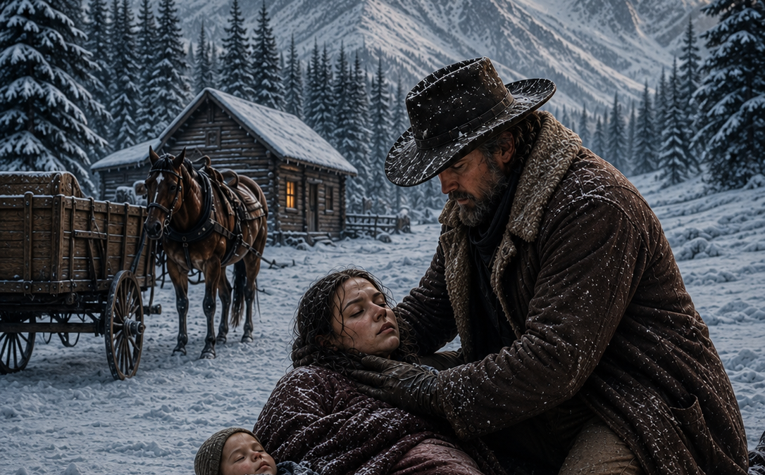 “My husband shot me in the Wyoming grass with our baby in my arms. “”Keep her. She’ll be dead by morning anyway,”” Wade laughed. I didn’t beg — I wrapped Elsie tighter and followed the wagon ruts until a cowboy’s lantern finally stopped cold.