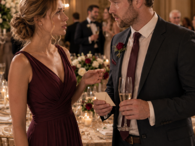 My Sister’s Maid Of Honor Wouldn’t Stop Staring At Me Throughout The Wedding—Then, Right In The Middle Of Her Toast, She Secretly Slipped Me A Note That Revealed Why She’d Been Watching Me All Night