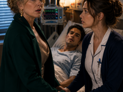 “Don’t Leave, Your Son Still Loves You,” The Poor Nurse Whispered Through Tears—And From The Shadows, The Ruthless Mafia Boss Who Had Feared Nothing His Entire Life Finally Broke Down, Realizing The Woman He Barely Noticed Had Just Reached The One Part Of Him No One Else Ever Could