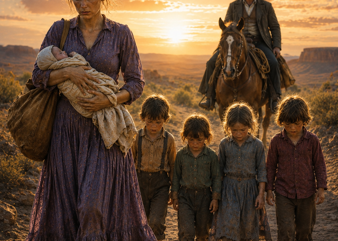 She Was Burying Her Husband With Her Bare, Bleeding Hands In Frozen Ground… Then A Stranger Rode Over The Ridge And Said 6 Words That Changed Everything