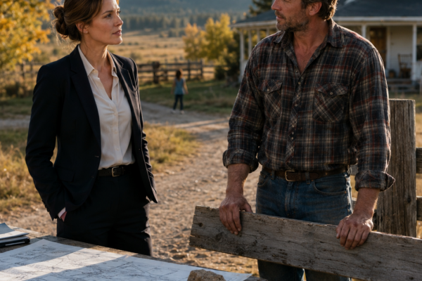 My Father Sent Me to a Widowed Farmer Saying He Needed a Wife, Certain I’d Dismiss Him as a Quiet Man With Dirty Boots—But When I Delivered the Message at His Fence, His Answer Exposed How Little I Understood About Him, My Company, and the Life I Thought I Controlled