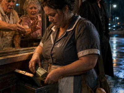 The Mafia Boss Followed His Plus-Size Maid Through the Rain, Expecting Betrayal—Then Watched Her Give Away Every Dollar She Earned and Walk Home Hungry