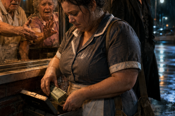 The Mafia Boss Followed His Plus-Size Maid Through the Rain, Expecting Betrayal—Then Watched Her Give Away Every Dollar She Earned and Walk Home Hungry