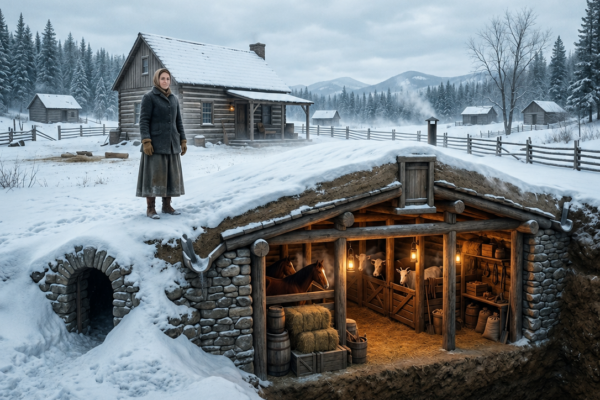 They Laughed at Her Farm With No Barn — Until Winter Revealed What She Built Below
