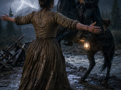 She Stood Before His Horse to Save His Life—Then Clara Learned the Rancher Who Finally Saw Her Worth Had Hidden Proof That His Family Profited From Her Father’s Ruin, Forcing Her to Choose Between the Man She Loved and the Name She Had Spent Her Life Defending