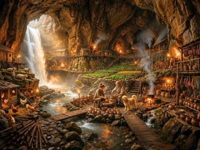 Forced Out With Her Grandmother, She Discovered a Hidden Cave — What She Created Changed Everything