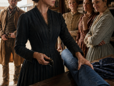Three Wealthy Women Humiliated a Broke Widow Over Seventeen Cents in Red Hollow – Then Rancher Nathaniel Cross Stepped Out of the Store, Sent a Wagon to Her Forty Acres, and Offered Evelyn Hartwell Something She Had Not Asked Any Man For Since Her Husband Died