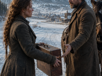 Willow Creek Drove Its Teacher Onto a Forty-Mile Winter Road—Then Rancher William Carter Dismounted Beside Clara Whitmore, Refused to Call His Company a Rescue, and Walked at Her Pace Until a Rider Brought the Letter That Forced Her to Decide What Truth Was Worth