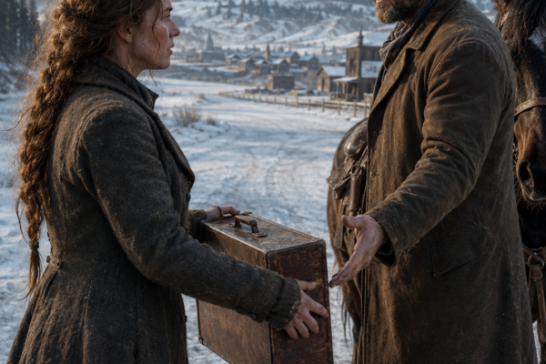 Willow Creek Drove Its Teacher Onto a Forty-Mile Winter Road—Then Rancher William Carter Dismounted Beside Clara Whitmore, Refused to Call His Company a Rescue, and Walked at Her Pace Until a Rider Brought the Letter That Forced Her to Decide What Truth Was Worth