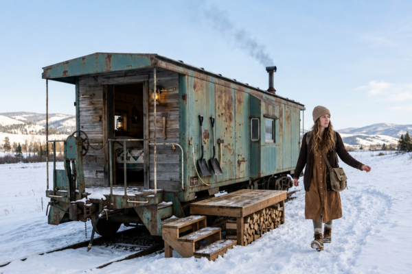 Widow Hid Her Bedroom Inside a Railcar — The Deadly Blizzard Turned It Into Her Only Refuge