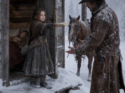 Eight-Year-Old Grace Waited Three Days in a Frozen Mountain Cabin With Her Feverish Sister—Then a Passing Cowboy Read Their Dying Father’s Letter, Gave Up His Saddle to Carry Them Through the Blizzard, and Made a Promise He Had No Home or Money to Keep
