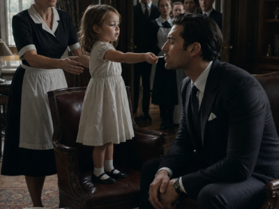 The Maid’s Three-Year-Old Raised a Spoon to New York’s Most Feared Mafia Boss and Ordered, “Open Your Mouth”—But When He Obeyed, Her Mother Realized the Child Had Reached a Part of Adrien Moretti That Twenty-Four Years of Power Had Never Been Able to Touch