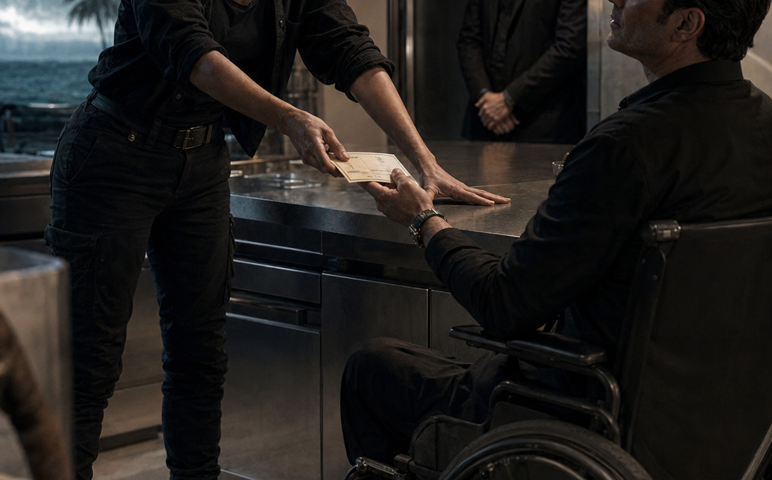 The Paralyzed Mafia Boss Had Driven Seventeen Caregivers Away—Until His Fearless New Maid Refused His Money, Protected His Weakness in Front of His Own Men, and Made the Most Feared Man on the Coast Ask Her to Stay Beside Him Instead of Behind Him