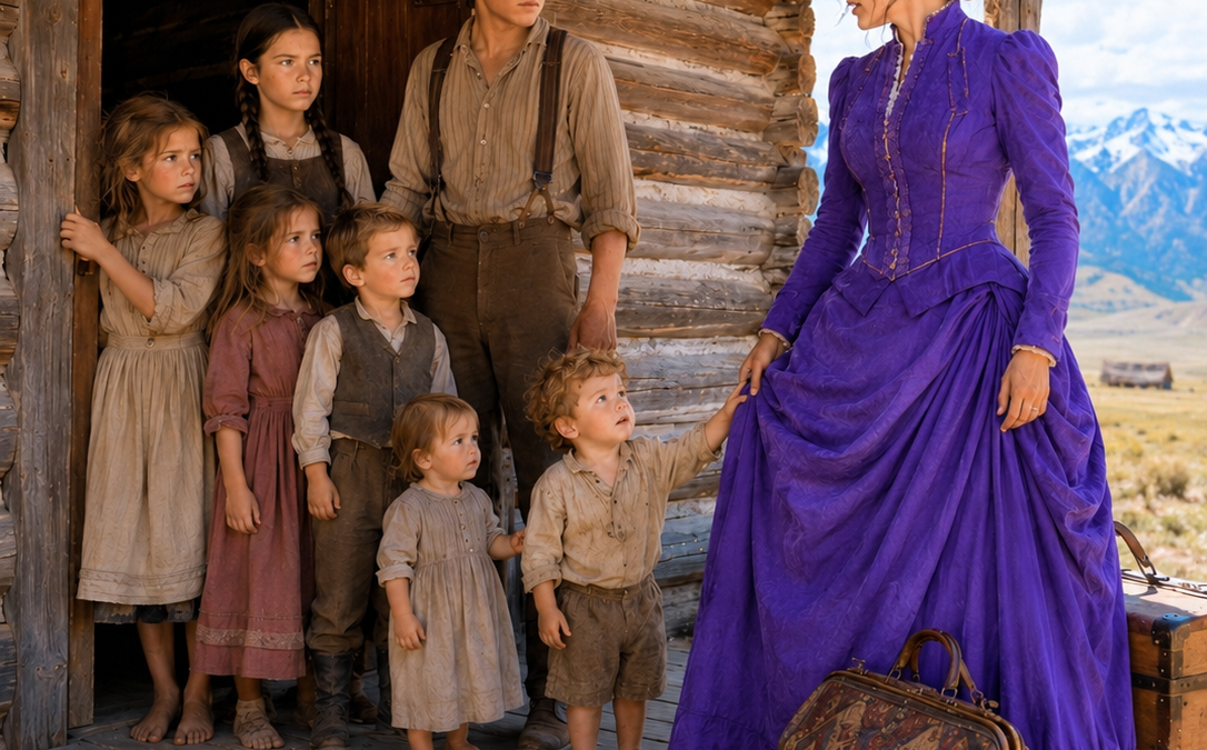 The Mail Order Bride Arrived to Find Seven Children and No Mountain Man. She Stayed Anyway.
