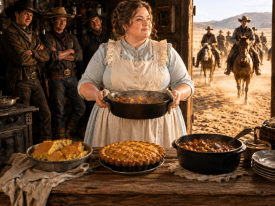 They Laughed When She Entered the Abandoned Kitchen — Then 40 Miles of Cowboys Came Back