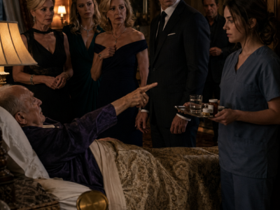 The Mafia Boss Let His Dying Grandfather Choose His Wife—Three Wealthy Women Expected the Ring, but Alfonso Pointed Past Them to the Poor Night Nurse, Never Imagining She Would Soon Uncover a Forged Signature, a Buried Family Crime, and the Betrayal That Could Destroy Enzo Marquetti’s Entire Empire