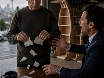 Douglas Tore Up His Son’s $2,400 Check Hours After Being Banished From the House He Funded—Then Quietly Ended the Salary, Tuition, and Rent-Free Life Brandon Called His Own, Never Expecting the Cruelest Threat Would Involve the Grandson He Loved Most