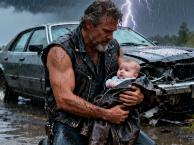 HELLS ANGEL HEARD A BABY CRYING IN A DEADLY STORM – THEN HE GAVE UP THE ONE THING HE NEVER LET ANYONE TOUCH