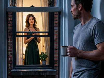My Neighbor Caught Me Staring Through The Window While She Was Changing—Then She Opened It, Looked Straight At Me, And Said The One Thing I Never Expected