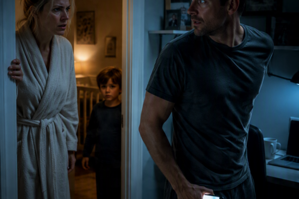 After Her Five-Year-Old Whispered, “That Baby Isn’t Ours,” Hannah Confronted the Husband Who Had Brought a Newborn Home From the Hospital—Then He Claimed She Had Agreed to the Exchange, Forcing Her to Recover the Night Grief, Debt, and Betrayal Had Nearly Erased