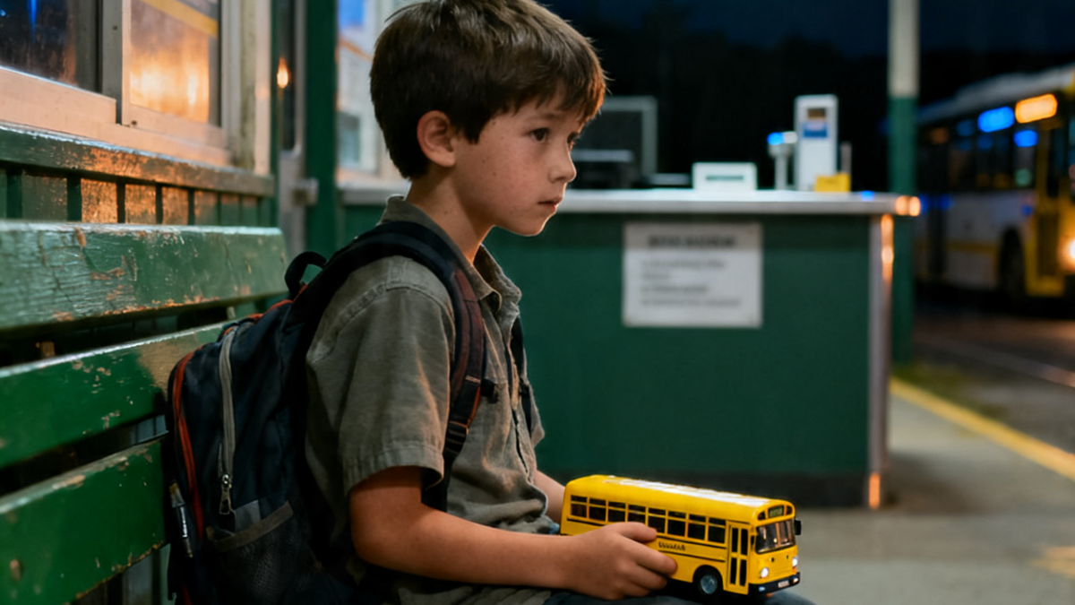 MY DAD TOLD ME TO WAIT AT A BUS STATION – THEN HE NEVER CAME BACK