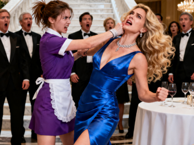 THE MAFIA BOSS’S WIFE SLAPPED A WAITRESS IN FRONT OF 400 PEOPLE – BUT WHAT THE WAITRESS DID NEXT BROKE THE WHOLE FAMILY