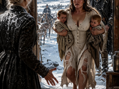 The Wyoming Cattle Boss Gave A Penniless Widow Only One Night To Care For His Twins—But When His Dead Wife’s Mother Threw Her Out Into The Blizzard, The Storm Revealed Who Had Truly Saved His Family