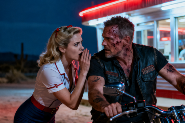 WAITRESS WHISPERED TWO WORDS TO A BIKER AT 3 A.M. – THEN HIS WHOLE CLUB MOVED TO PROTECT HER