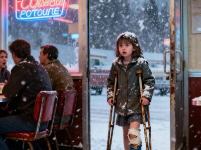 “CAN I SIT WITH YOU?” – EVERYONE REJECTED THE CRIPPLED GIRL UNTIL A HELL’S ANGEL SAID YES
