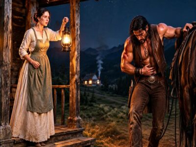 “Don’t Send Me Away Tonight,” the Wounded Cowboy Begged—The Woman With the Lantern Lowered Her Rifle and Changed Both Their Lives