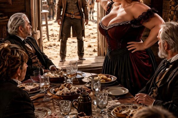 She Threw Her Father’s Rudest Guest Out Before Dessert — But The Mysterious Cowboy Had Not Come To Insult Their Family, He Came Seeking The One Thing Their Two Feuding Families Had Refused To Give Each Other For Forty Years