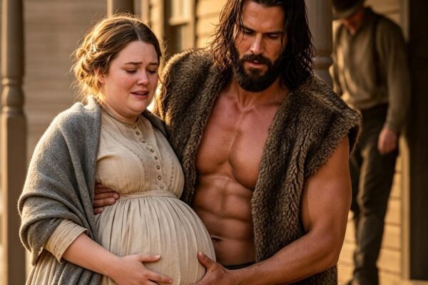“Get That Obese Pregnant Girl Out of My Clinic,” the Town Doctor Sneered—Until the Scarred Mountain Man Lifted Her into His Arms and Named the Man Who Hurt Her.