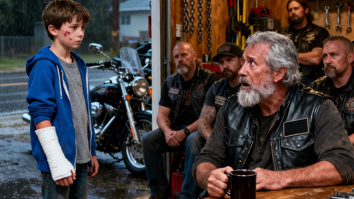 THE INJURED BOY ASKED BIKERS TO BE HIS FRIENDS – THEN 54 RIDERS EXPOSED THE SCHOOL’S DARKEST SECRET