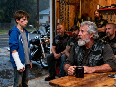 THE INJURED BOY ASKED BIKERS TO BE HIS FRIENDS – THEN 54 RIDERS EXPOSED THE SCHOOL’S DARKEST SECRET